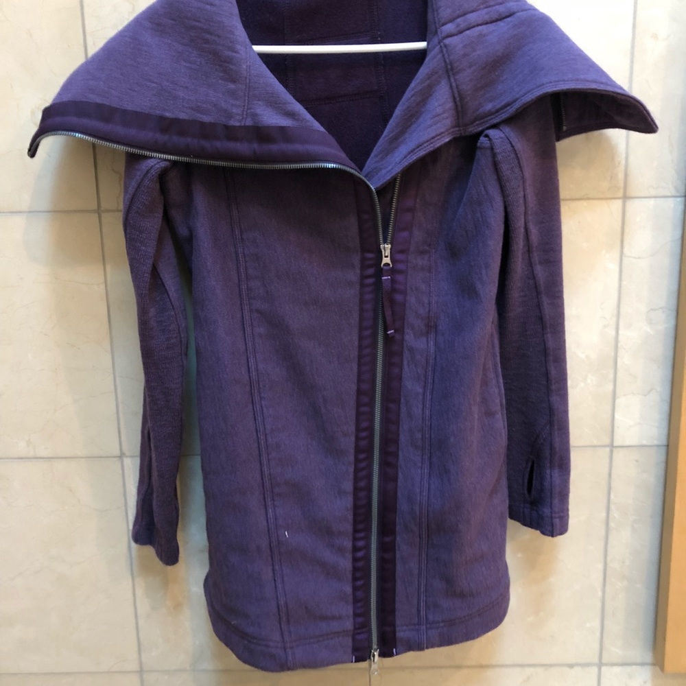 Lululemon Shawl Collar Purple Jacket